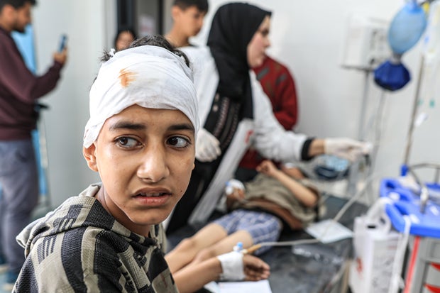 11 killed in Israeli attack near the UAE Maternity Hospital in Rafah