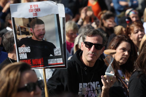 ISRAEL-FRANCE-PALESTINIAN-CONFLICT-HOSTAGES-CEREMONY