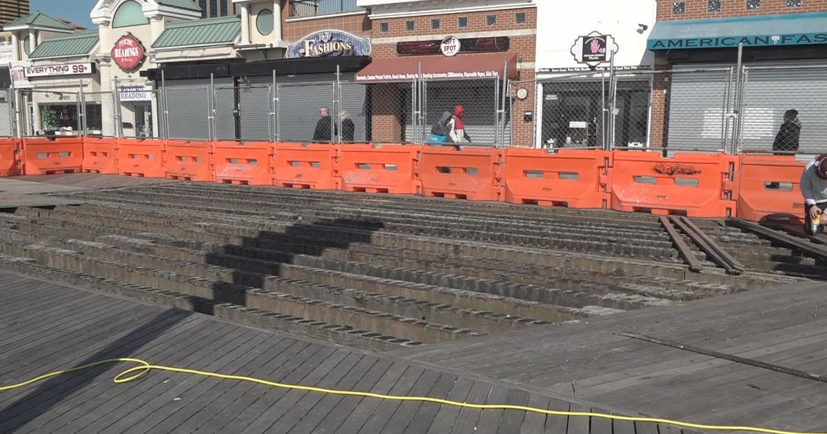 Atlantic City starts first phase of $26 million repairs to world-famous  boardwalk - CBS Philadelphia