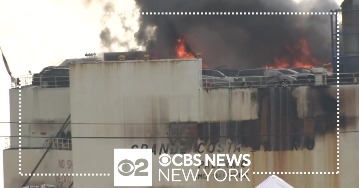 Final witnesses to testify today on Port Newark cargo ship fire - CBS ...