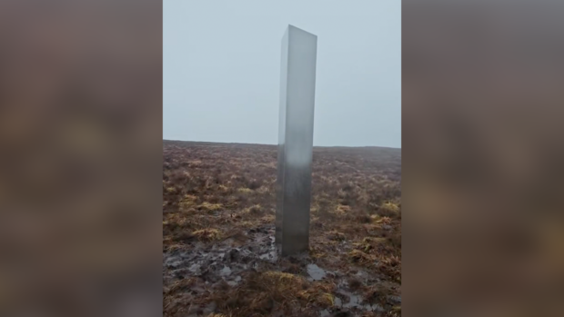 Mysterious 10-foot-tall monolith that 