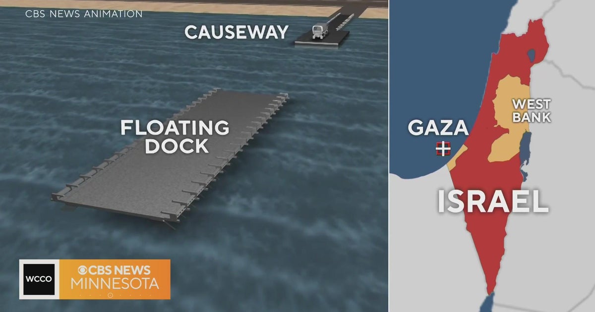 Hundreds of US troops headed to Gaza coast to build pier - CBS Minnesota