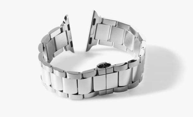 Shinola Stainless Steel 3-Link Bracelet for Apple Watch 