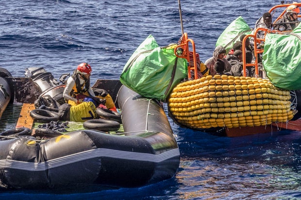 Dozens feared drowned crossing Mediterranean from Libya, aid group says