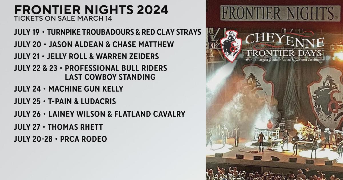 Cheyenne Frontier Days announces concert lineup for Frontier Nights