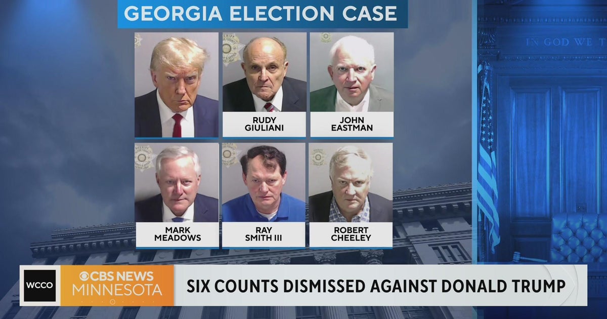 Georgia judge dismisses 6 of 41 charges against Trump - CBS Minnesota