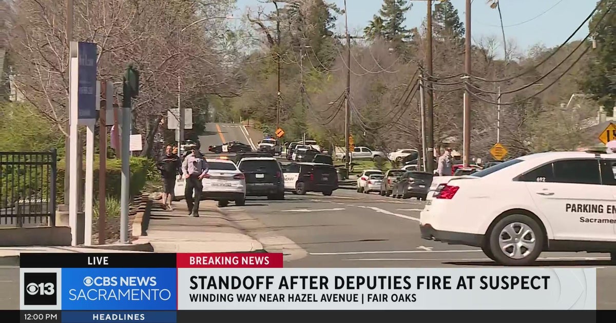 Standoff underway after deputies fire shots at suspect in Fair Oaks ...