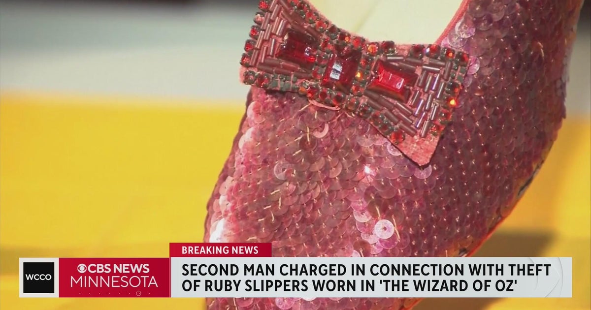2nd man is charged in connection with theft of ruby slippers worn in