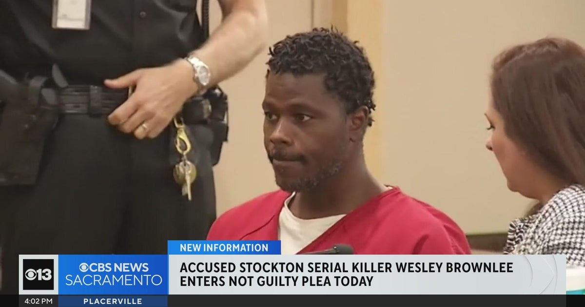 Accused Stockton serial killer Wesley Brownlee enters not guilty plea