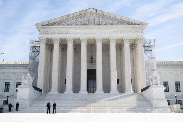 The Supreme Court is seen on March 18, 2024.