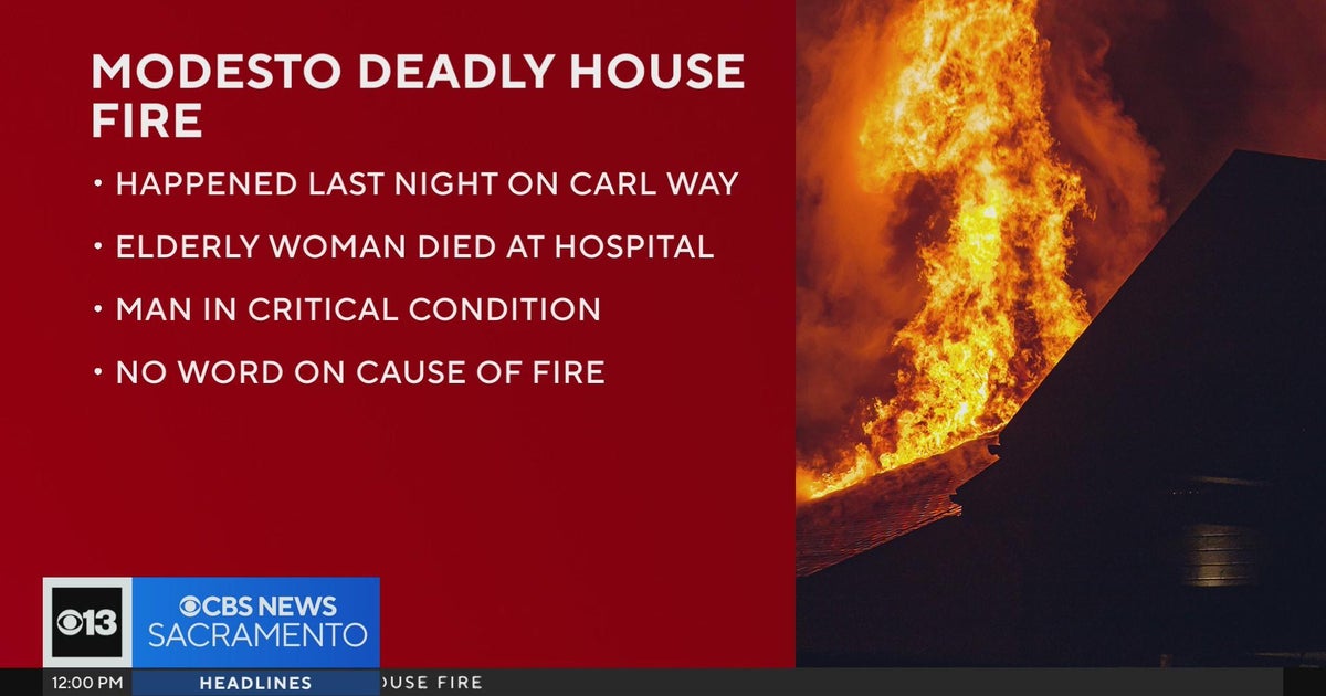 Woman dies, man injured in Modesto house fire