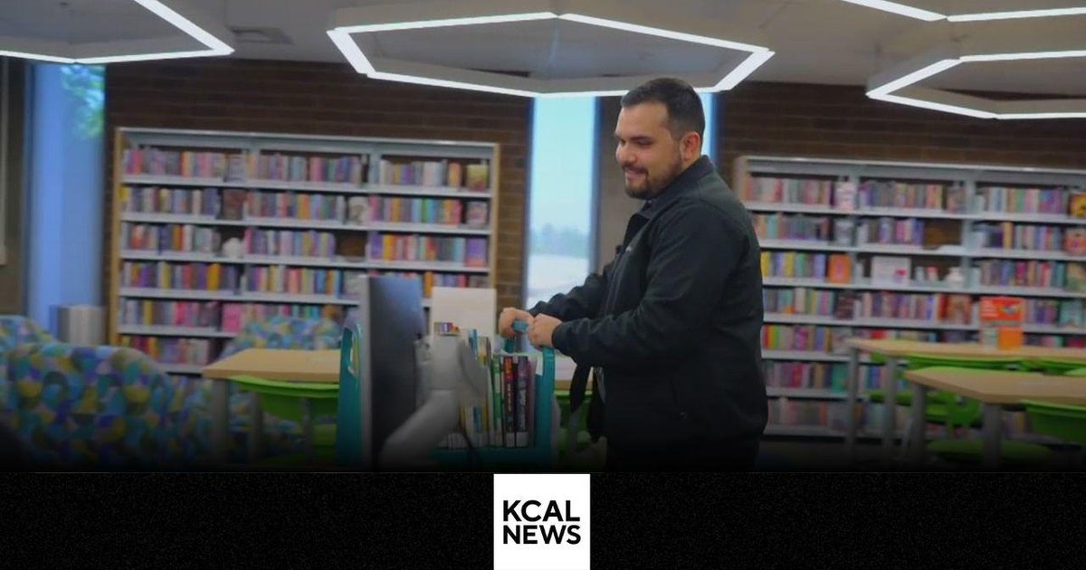 Librarian Brian Prado-Sanchez is making the library a place where teens want to be - CBS Los Angeles