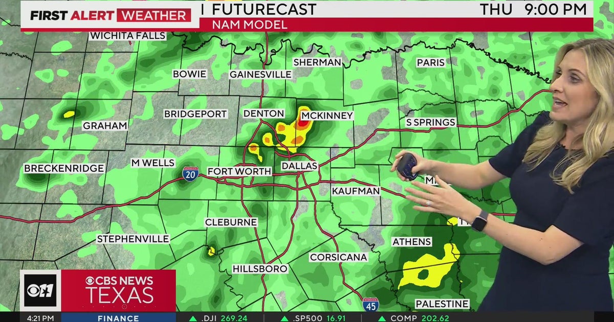 Some strong storms possible in North Texas Thursday evening - CBS Texas