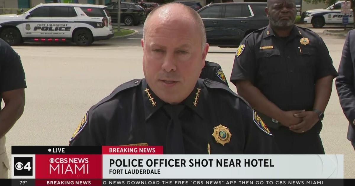 Fort Lauderdale Police Main Schultz gave update on resort capturing that wounded officer