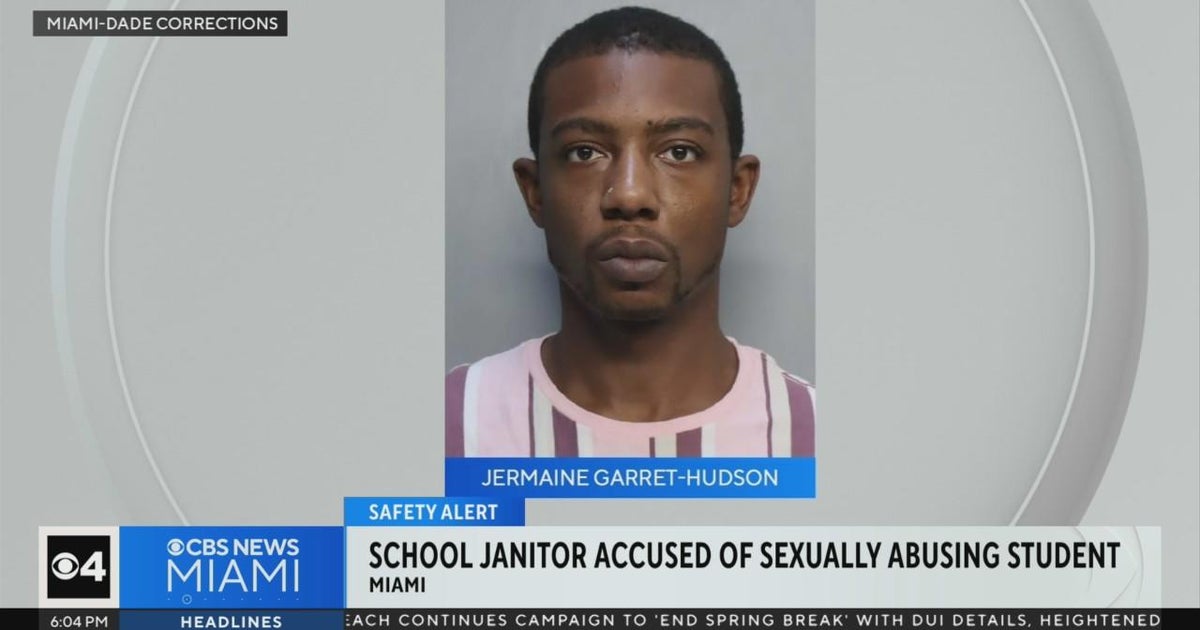 Janitor arrested for allegedly paying 12-year-old $5 to perform sex acts - CBS Miami