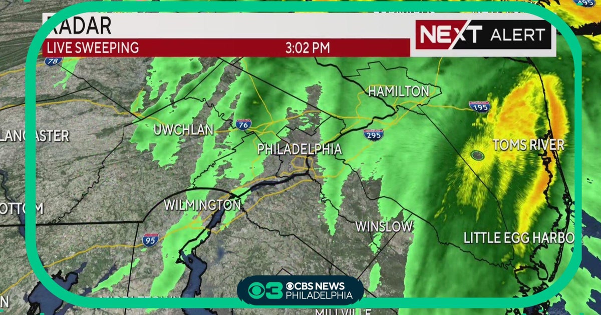 Over 3 inches of rainfall in Philadelphia area; heaviest of rain now ...