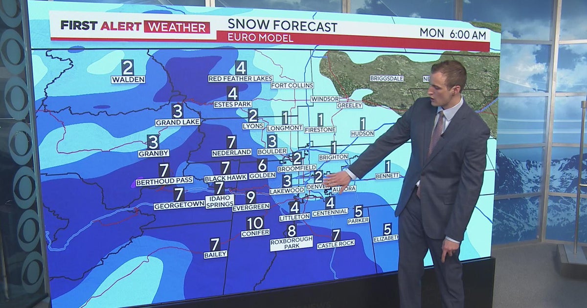 Another winter storm set to bring snow to Colorado - CBS Colorado
