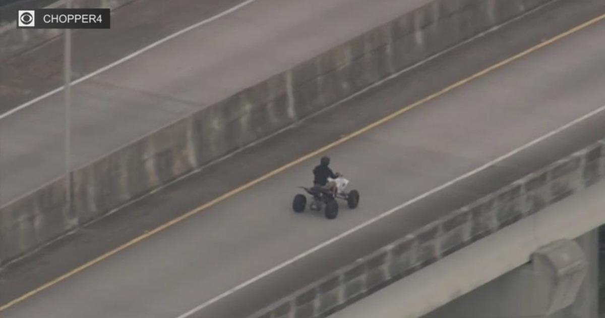 Two county chase as law enforcement pursue ATV rider