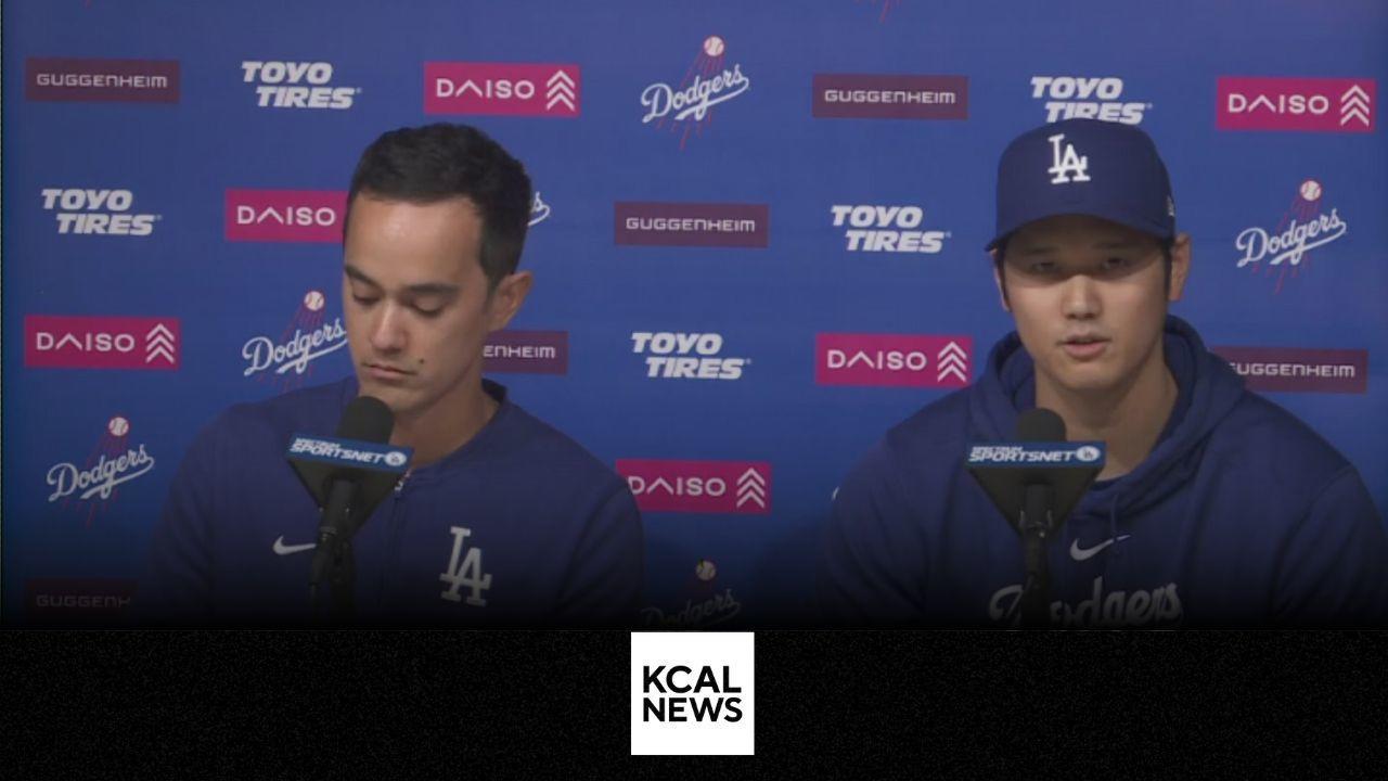LA Dodgers superstar Shohei Ohtani addresses interpreter gambling scandal  for the first time