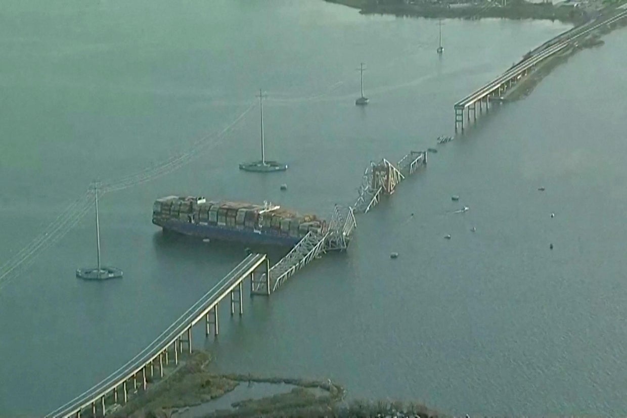 Francis Scott Key Bridge collapse in Baltimore 