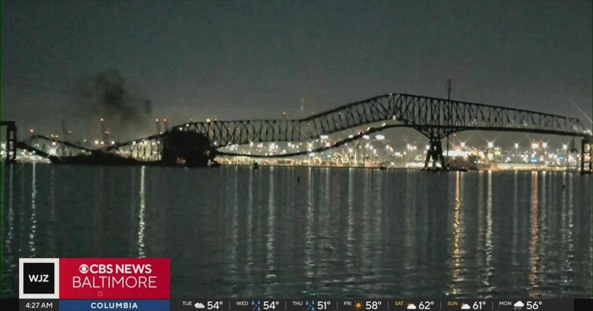 After Francis Scott Key Bridge collapses into river, Baltimore residents "cant believe its gone"