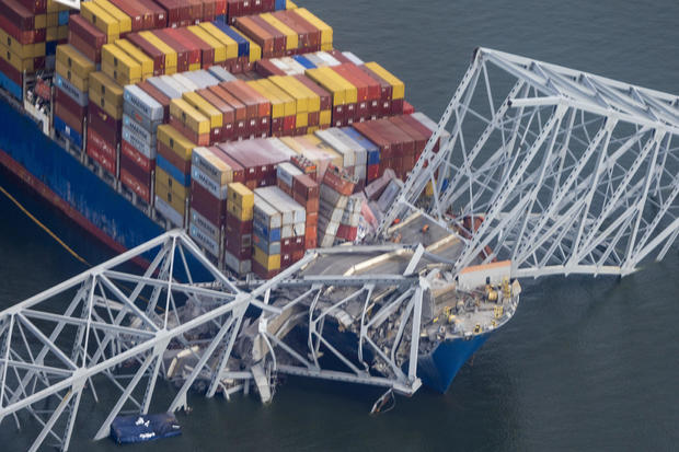 Baltimore's Francis Scott Key Bridge Collapses After Being Struck By Cargo Ship 