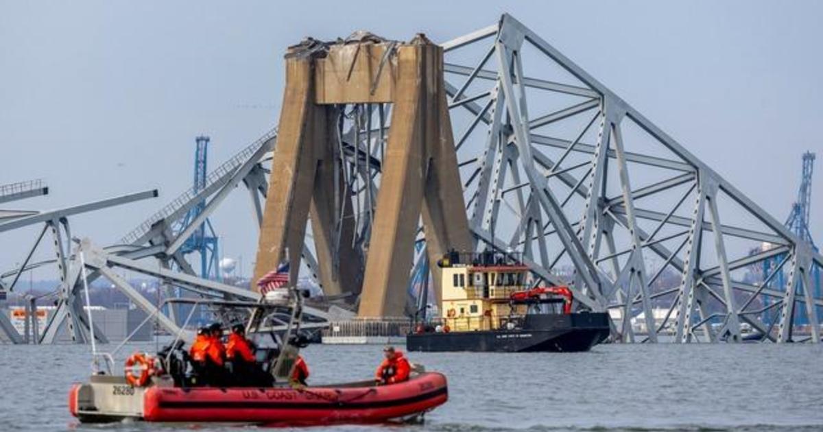 Search continues for 6 people presumed dead in Baltimore bridge