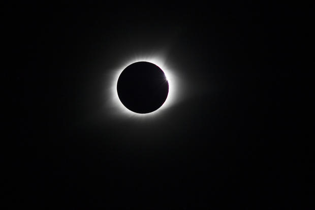 A total eclipse of the sun 