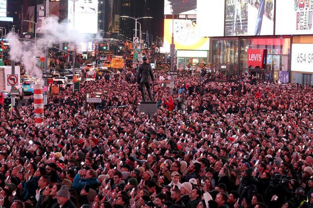A view of the audience as Shakira performs live at TSX In Times Square on March 26, 2024 in New York City. 