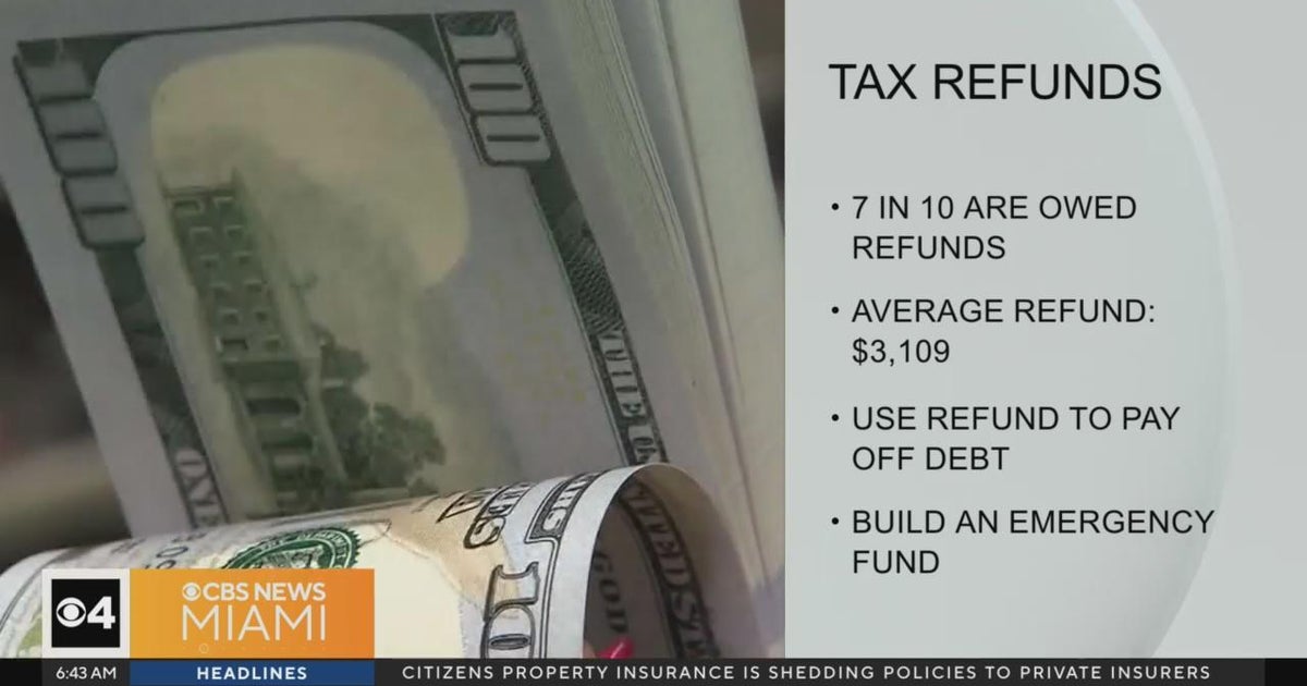 Money experts say put your tax refund to very good use in having to pay off significant interest credit card debt
