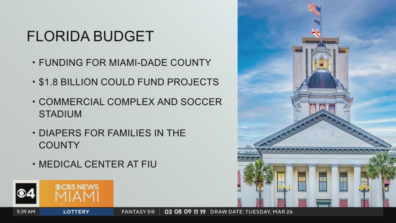 Miami-Dade may receive millions of dollars in state funds for projects -  CBS Miami