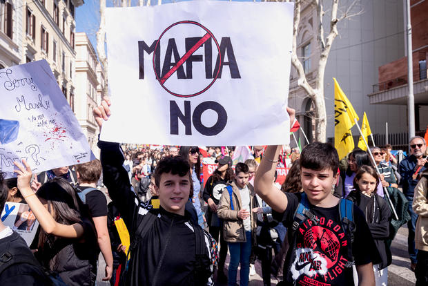 'Day Of Remembrance' Demonstration For Mafia Victims 