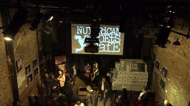 The interior of Nuyorican Poets Cafe 