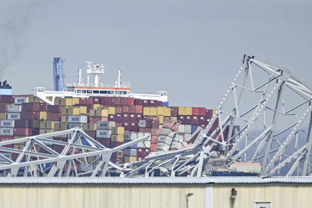 Francis Scott Key Bridge in US collapses after cargo ship collision 