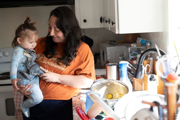 KFF Health News - Sara England's infant son