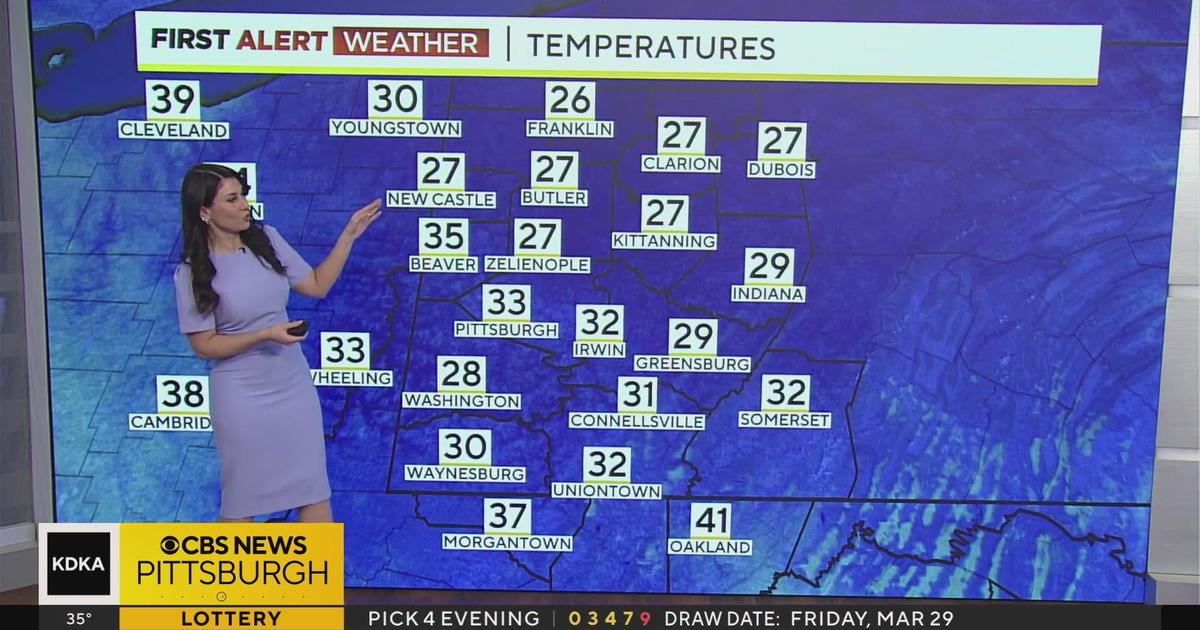 KDKA-TV Morning Forecast (3/30) - CBS Pittsburgh