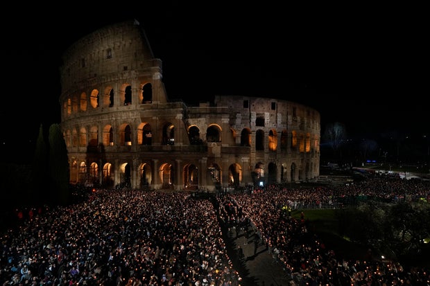 APTOPIX Italy Pope Good Friday