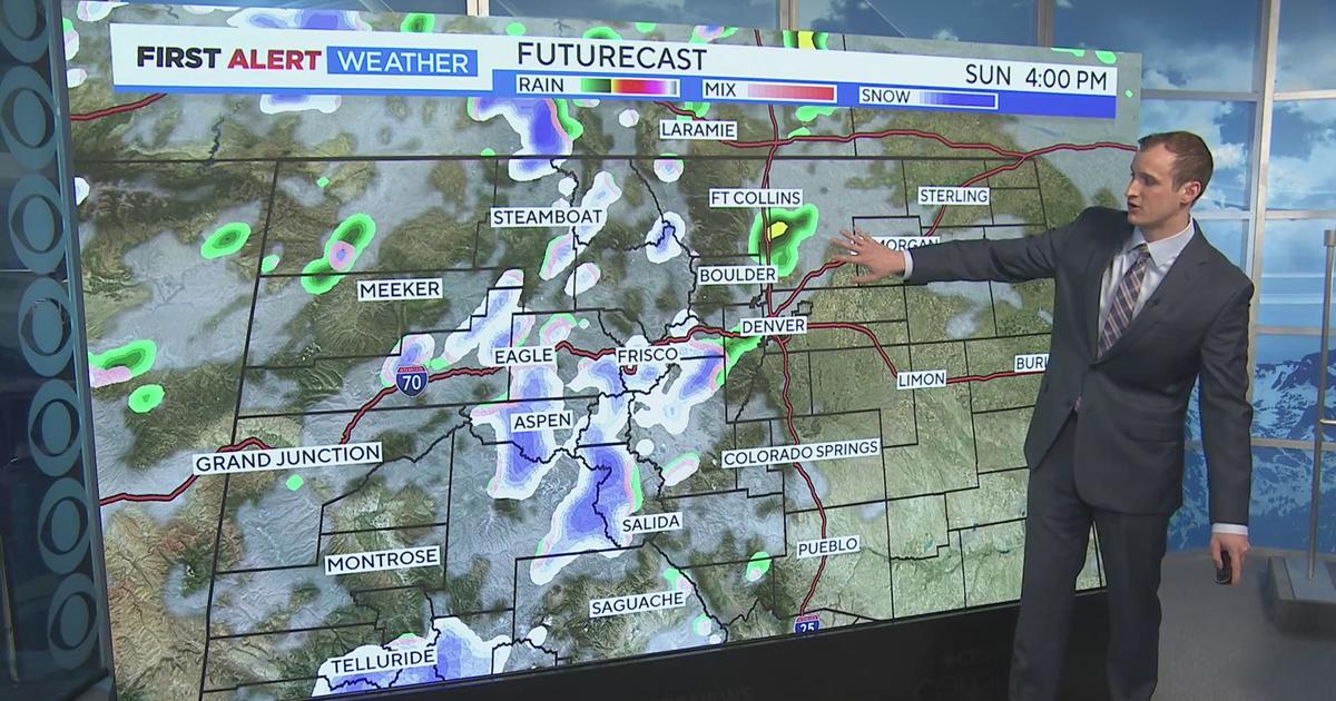 Mild & Breezy With Rain And Snow Showers In Denver On Easter - CBS Colorado