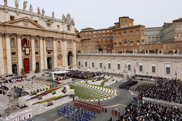Easter Mass at St. Peter's Square, at the Vatican 