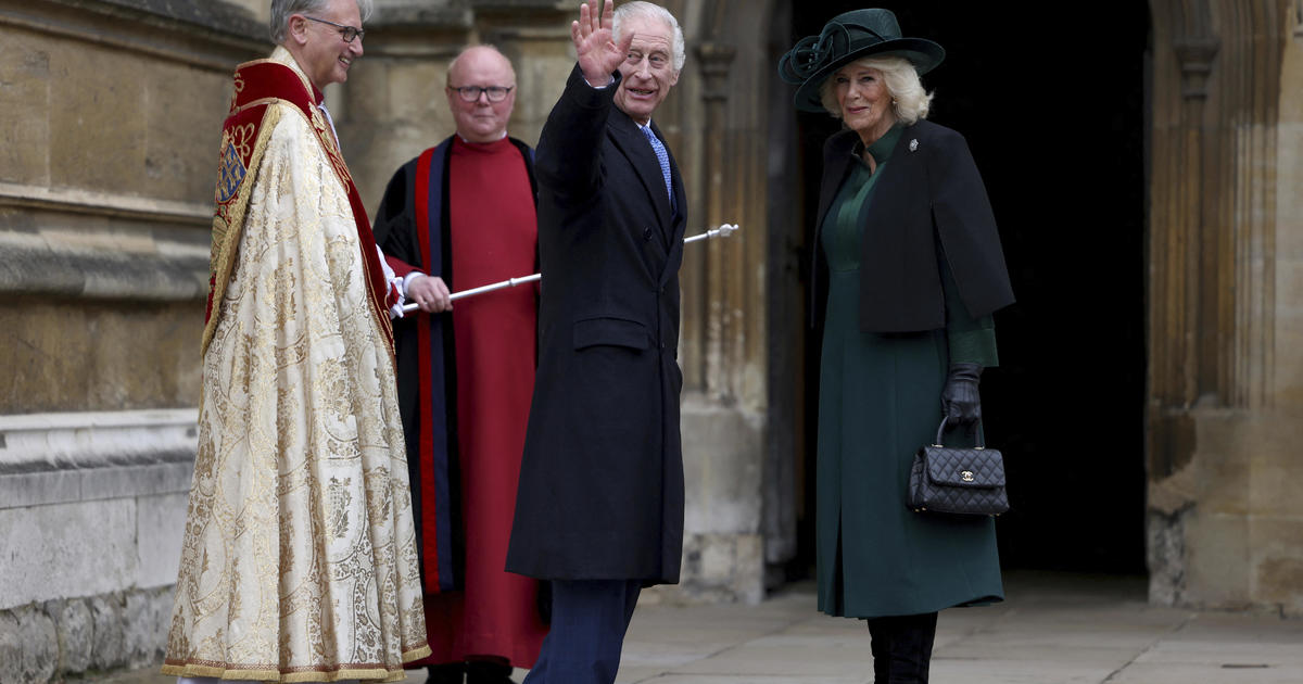 Крал Чарлз III присъства на Великденска служба в неделя в