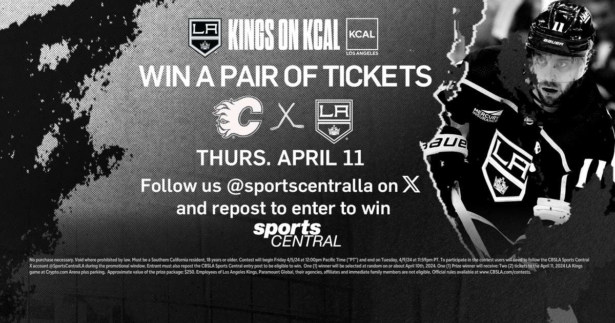 Kings on KCAL April Ticket Giveaway CBS Los Angeles