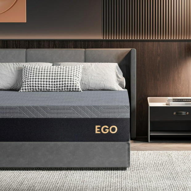 Mlily Ego Black 10-inch Gel Memory Foam Mattress 
