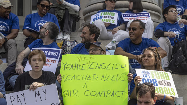United Federation Of Teachers Rally For Fair Contract In New York 