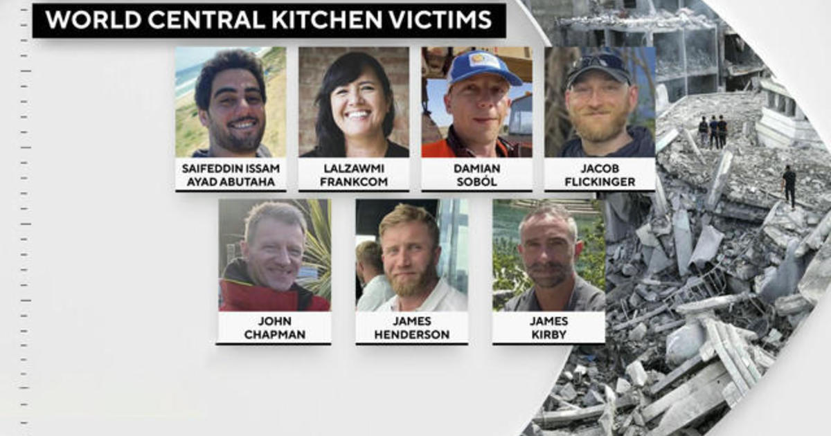 World Central Kitchen identifies help staff killed by Israeli strike in Gaza