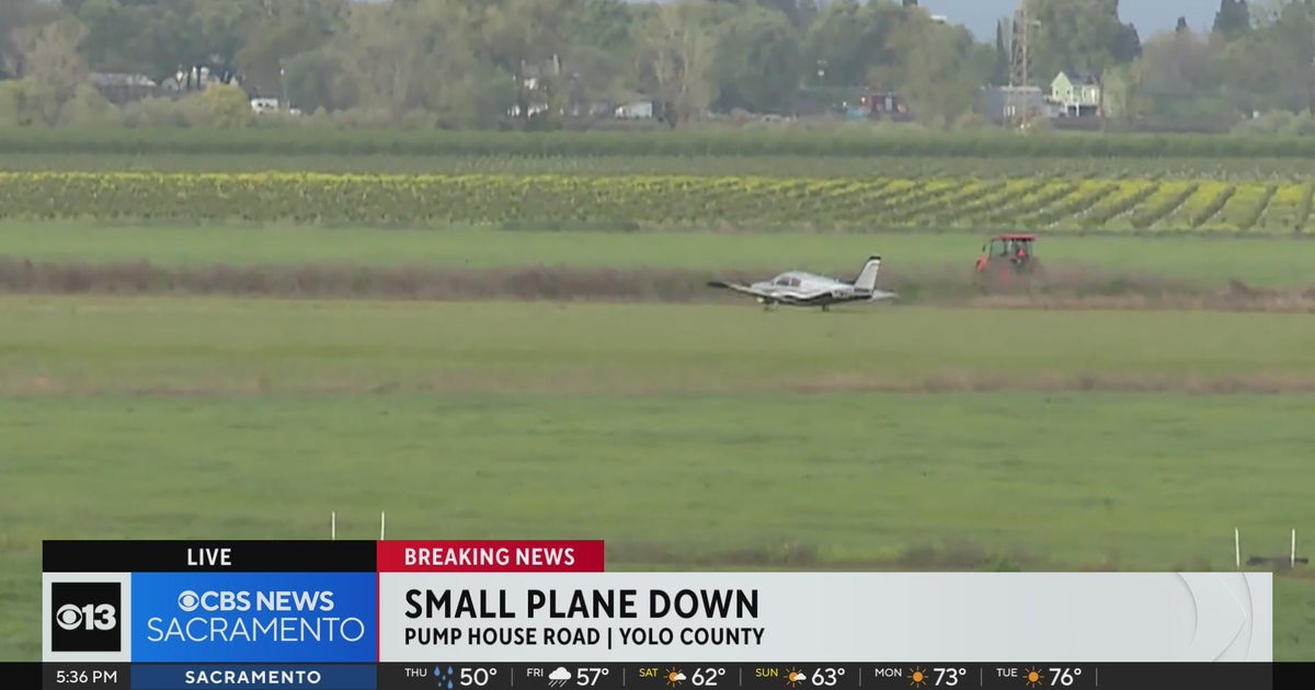 Small plane makes emergency landing in Yolo County