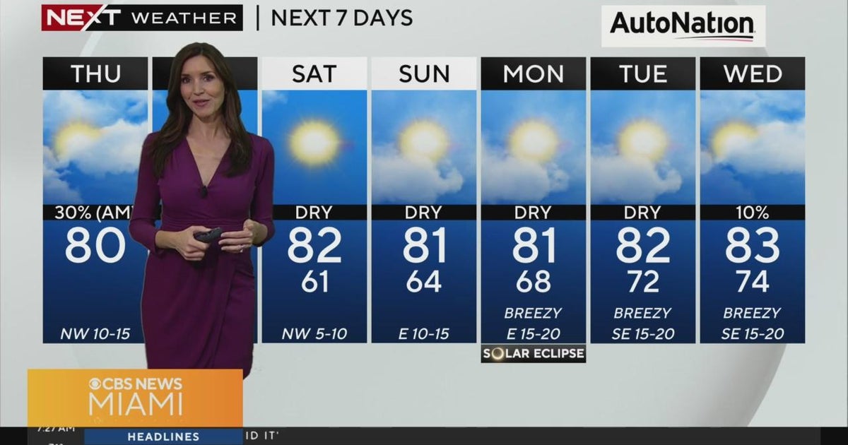 South Florida Weather for Thursday 4/4/2023 7AM - CBS Miami
