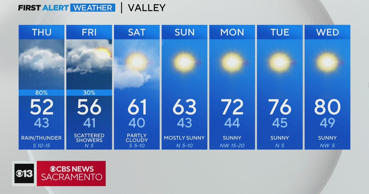 Thursday afternoon weather forecast - April 4, 2024