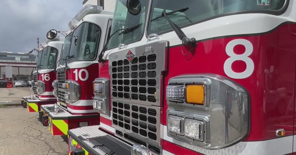 Pittsburgh reveals new fire trucks - CBS Pittsburgh