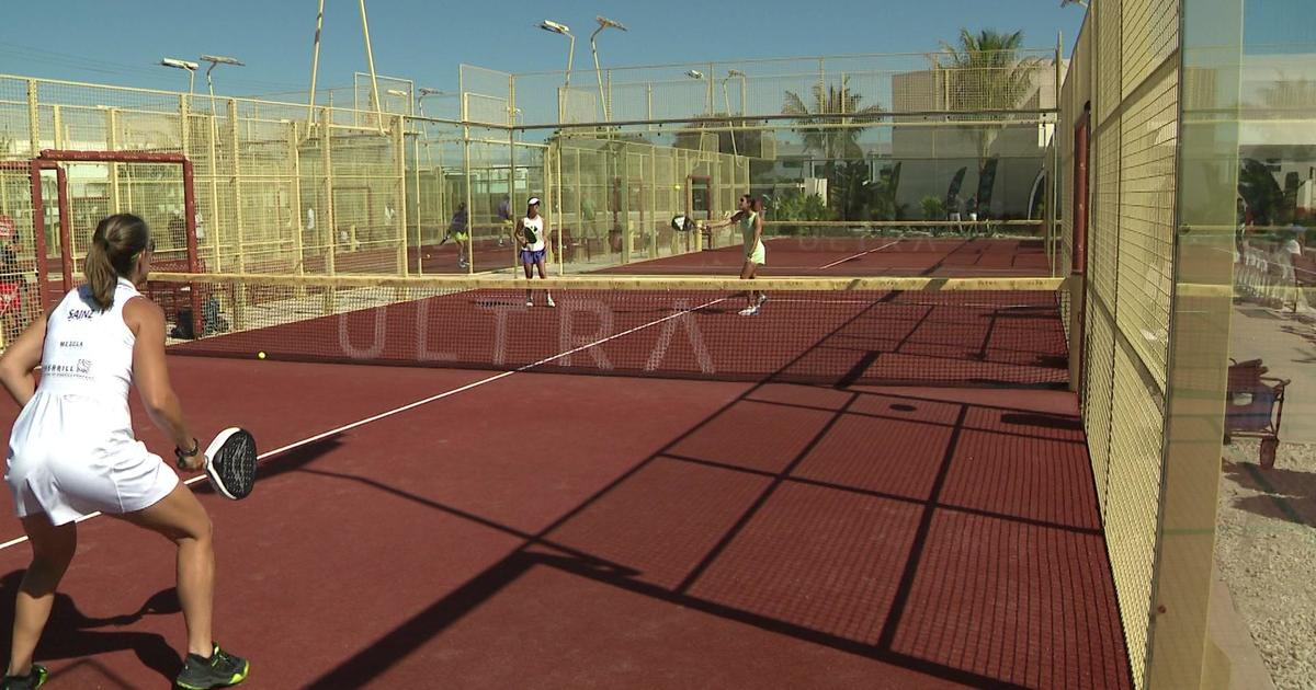 Professional Padel League Match underway in Miami