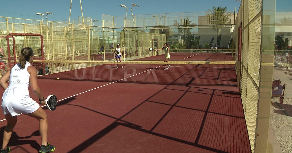 Professional Padel League Match underway in Miami Professional Padel League Match underway in Miami